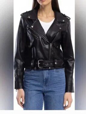 Blank NYC Faux Leather Moto Jacket